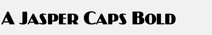 A_Jasper Caps Bold